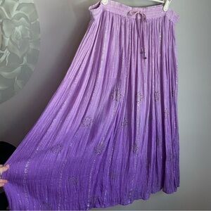 Temptations Purple Maxi Skirt